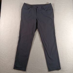 Lululemon Pants Mens 36x32 Black ABC Classic Fit Warpstreme Commuter Performance